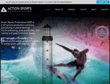 Tablet Screenshot of actionsportsproductions.com